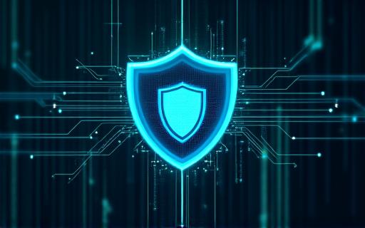 A digital shield protecting a network from cyber threats